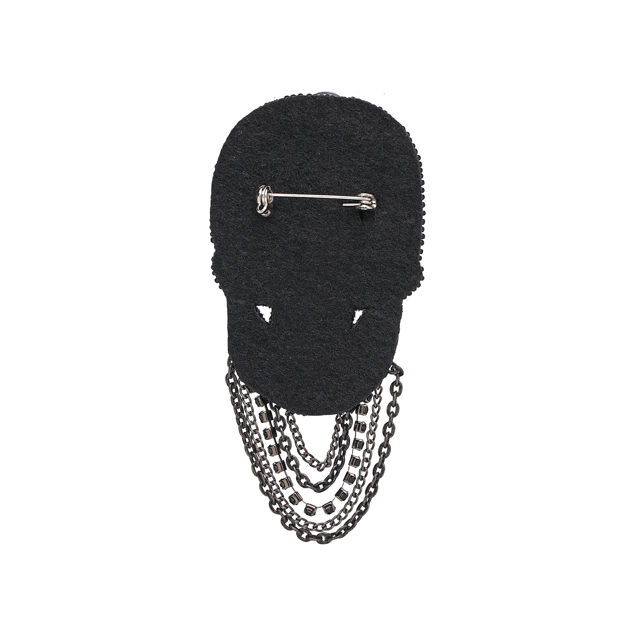 Regal Skull Brooch