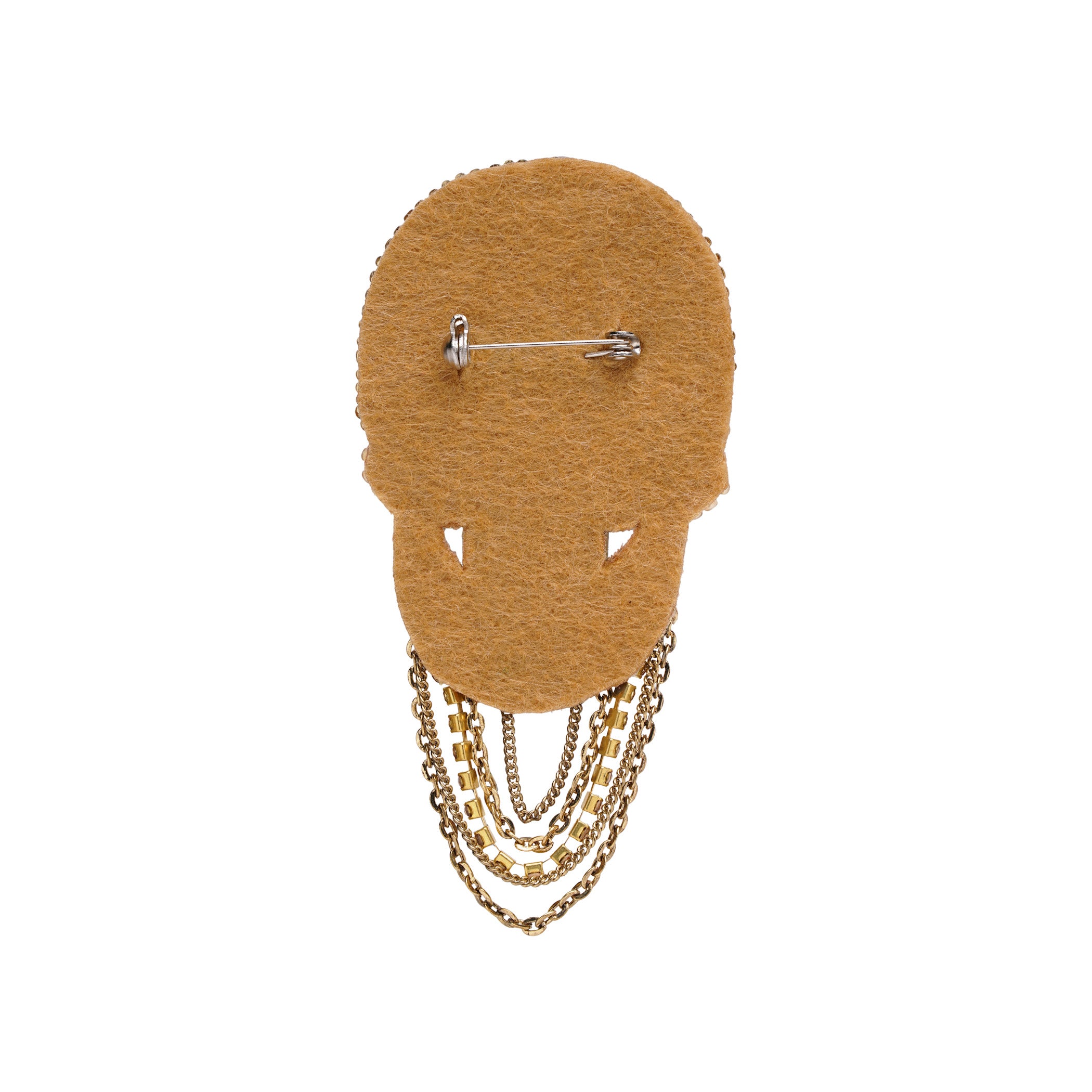 Regal Skull Brooch