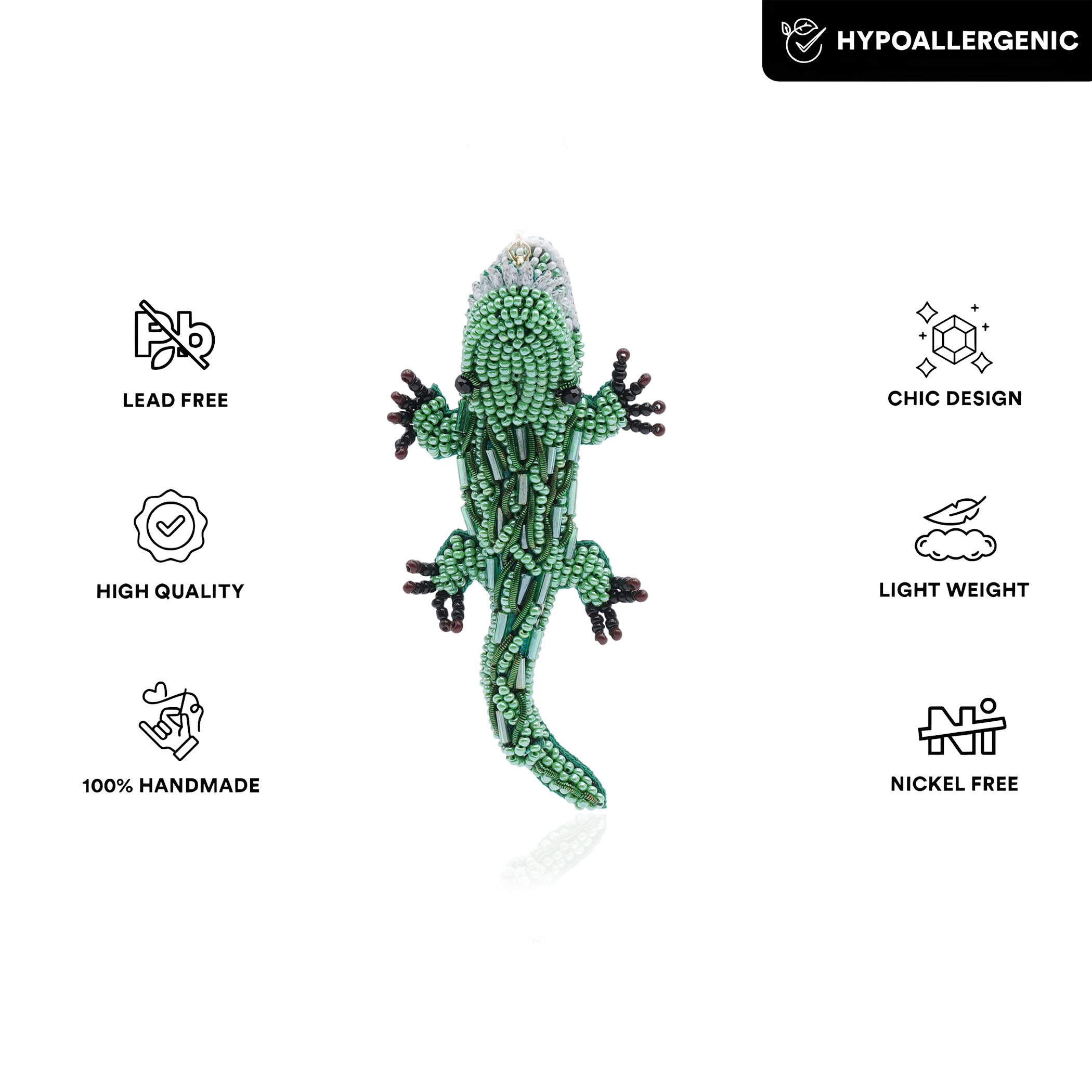 Croc Luxe Brooch