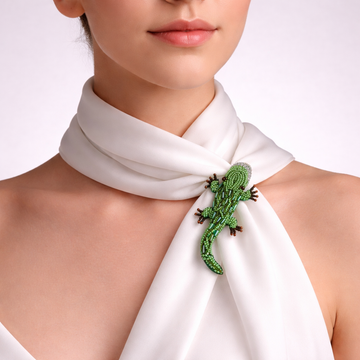 Croc Luxe Brooch