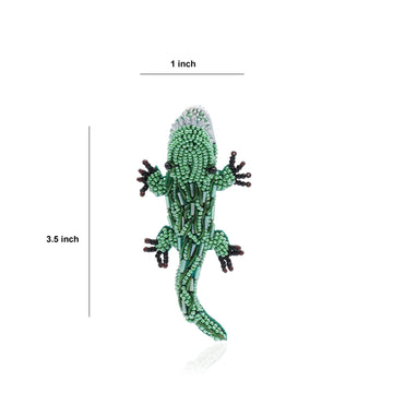 Croc Luxe Brooch
