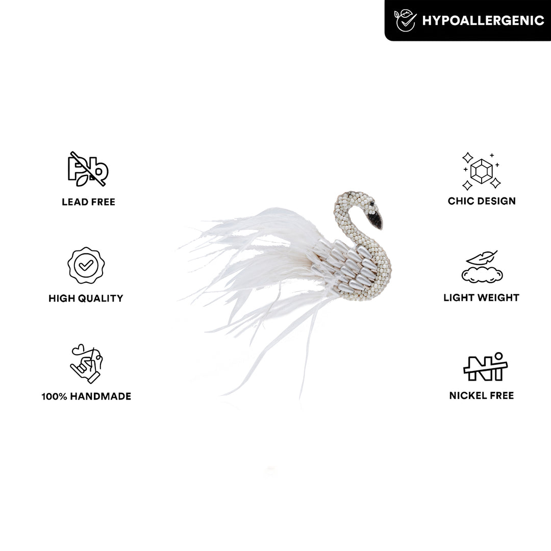 Flamin' Flamingo Brooch