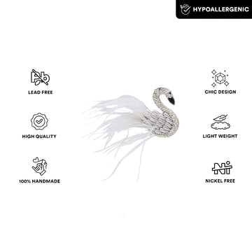 Flamin' Flamingo Brooch