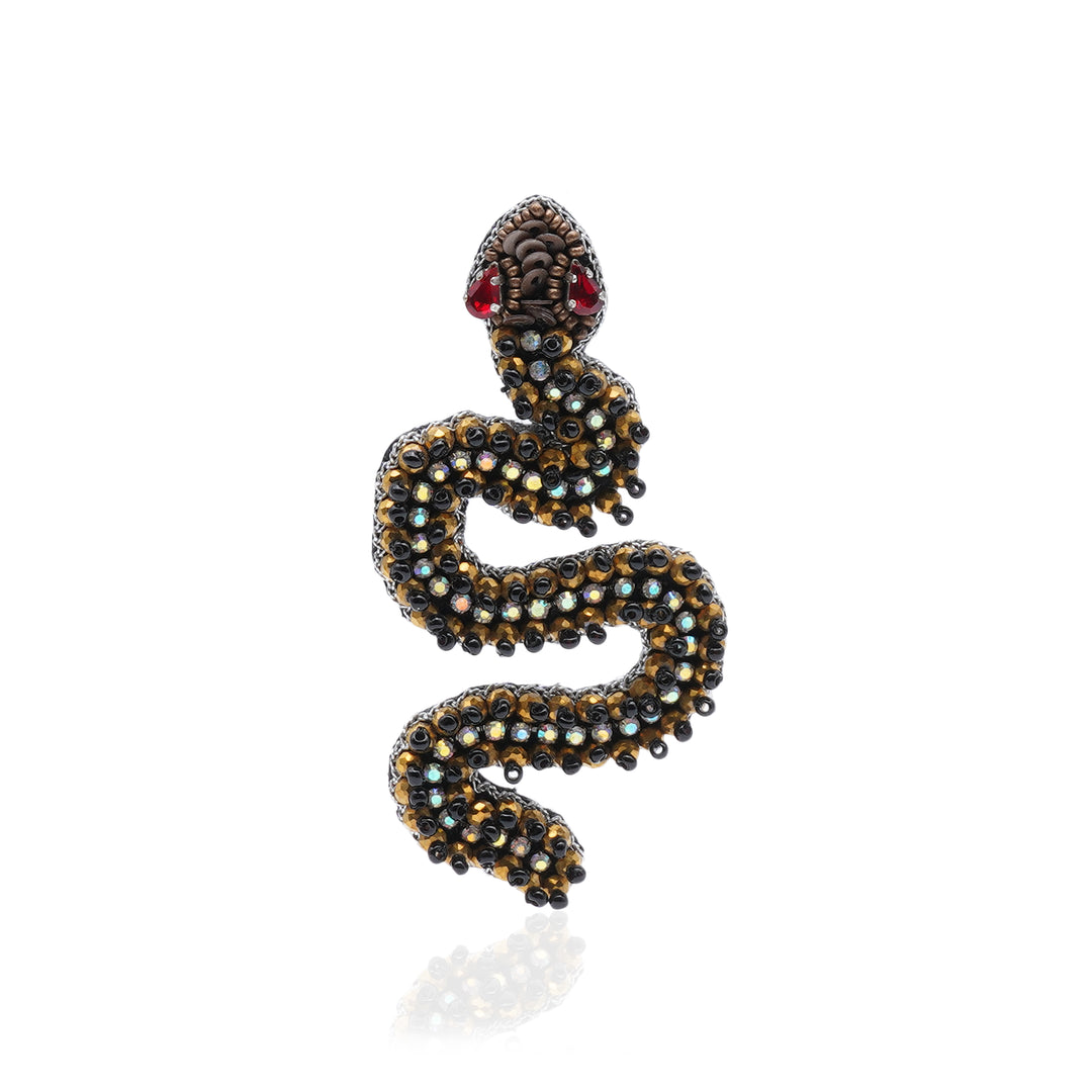Ssslay Snake Brooch