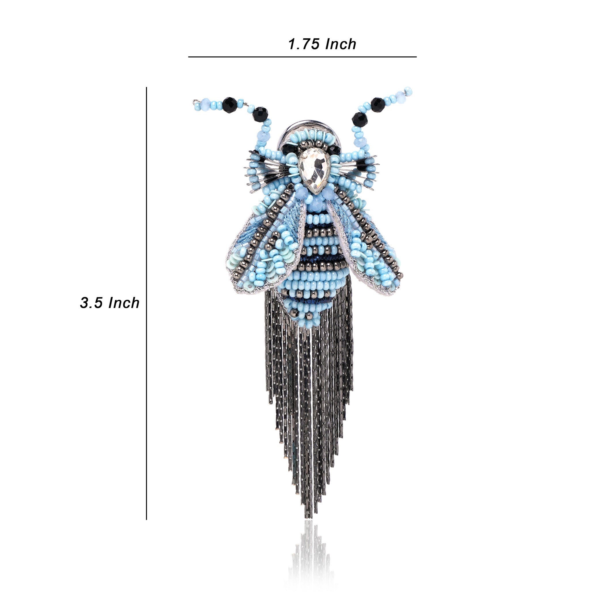 Twinkle Bug Brooch Sky Blue
