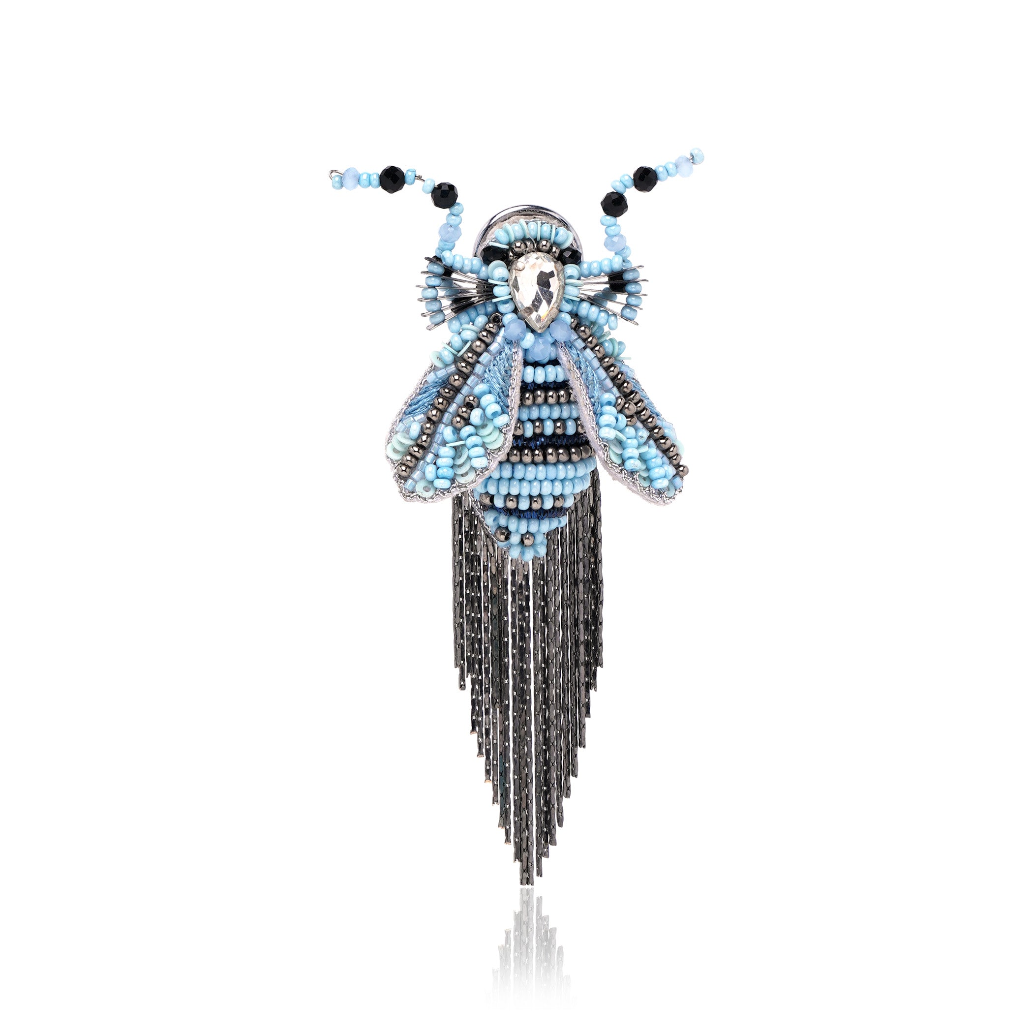 Twinkle Bug Brooch Sky Blue