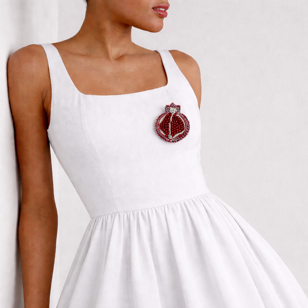 Pome-Party Pomegranate Brooch