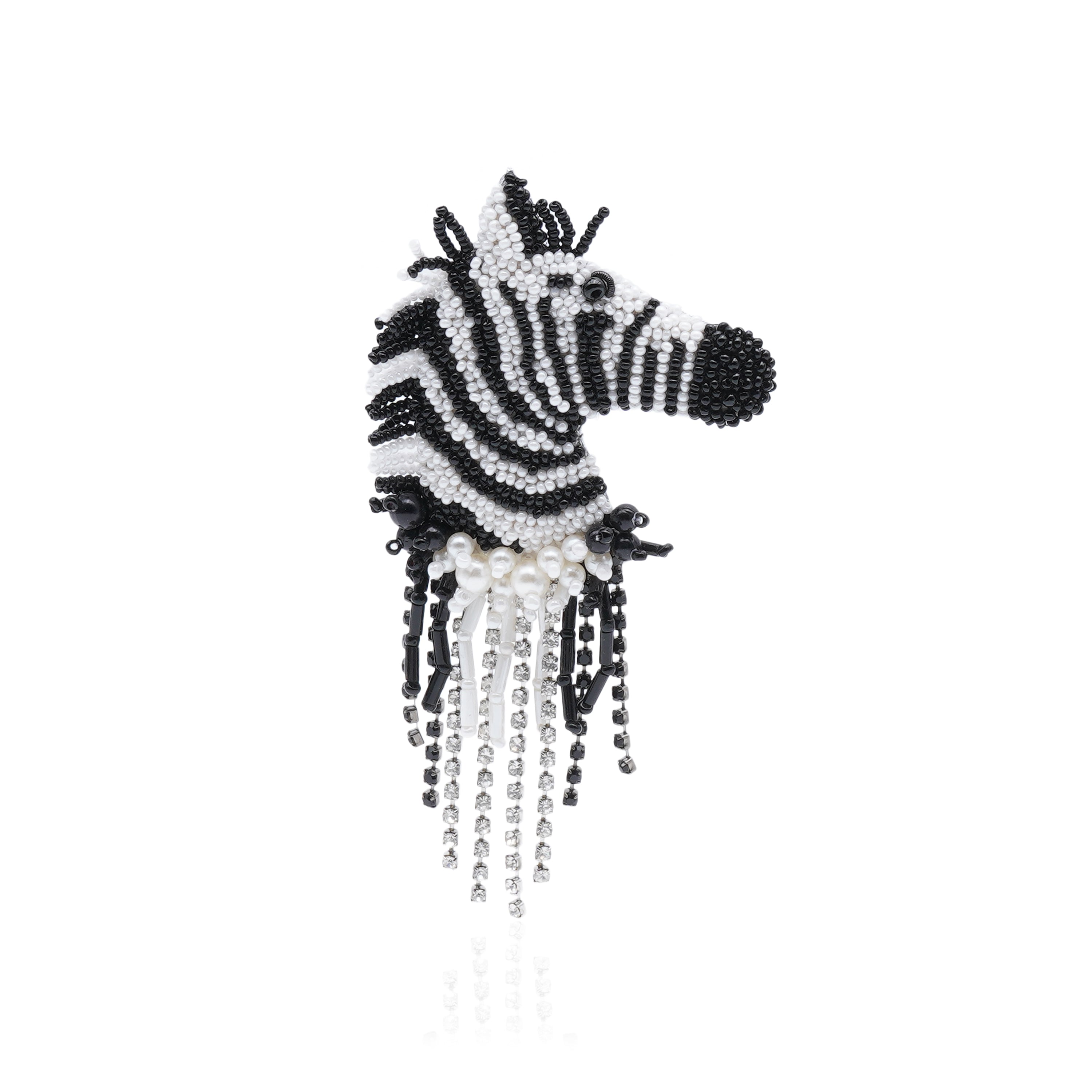 ZenZebra Brooch