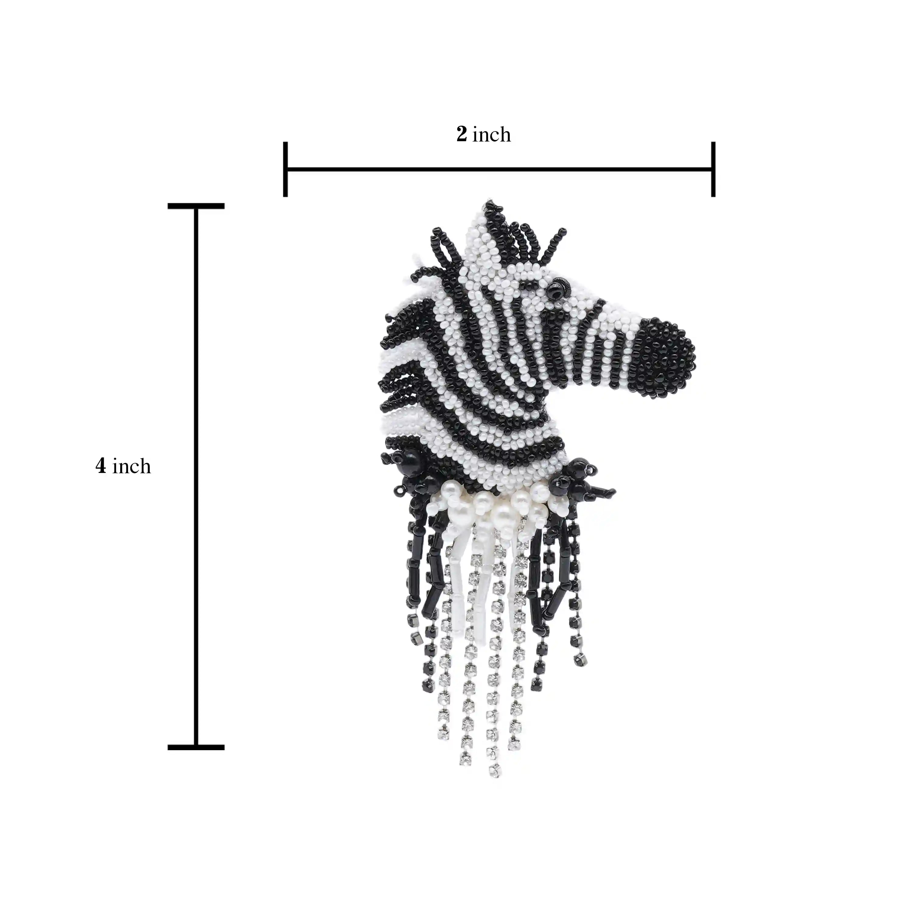 ZenZebra Brooch