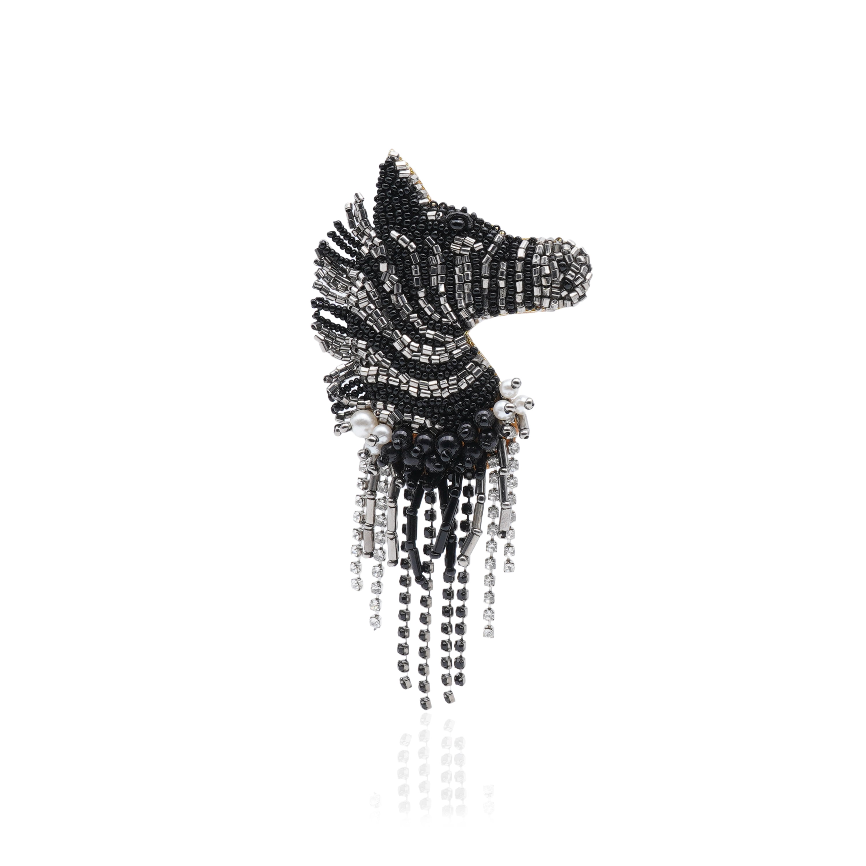 ZenZebra Brooch