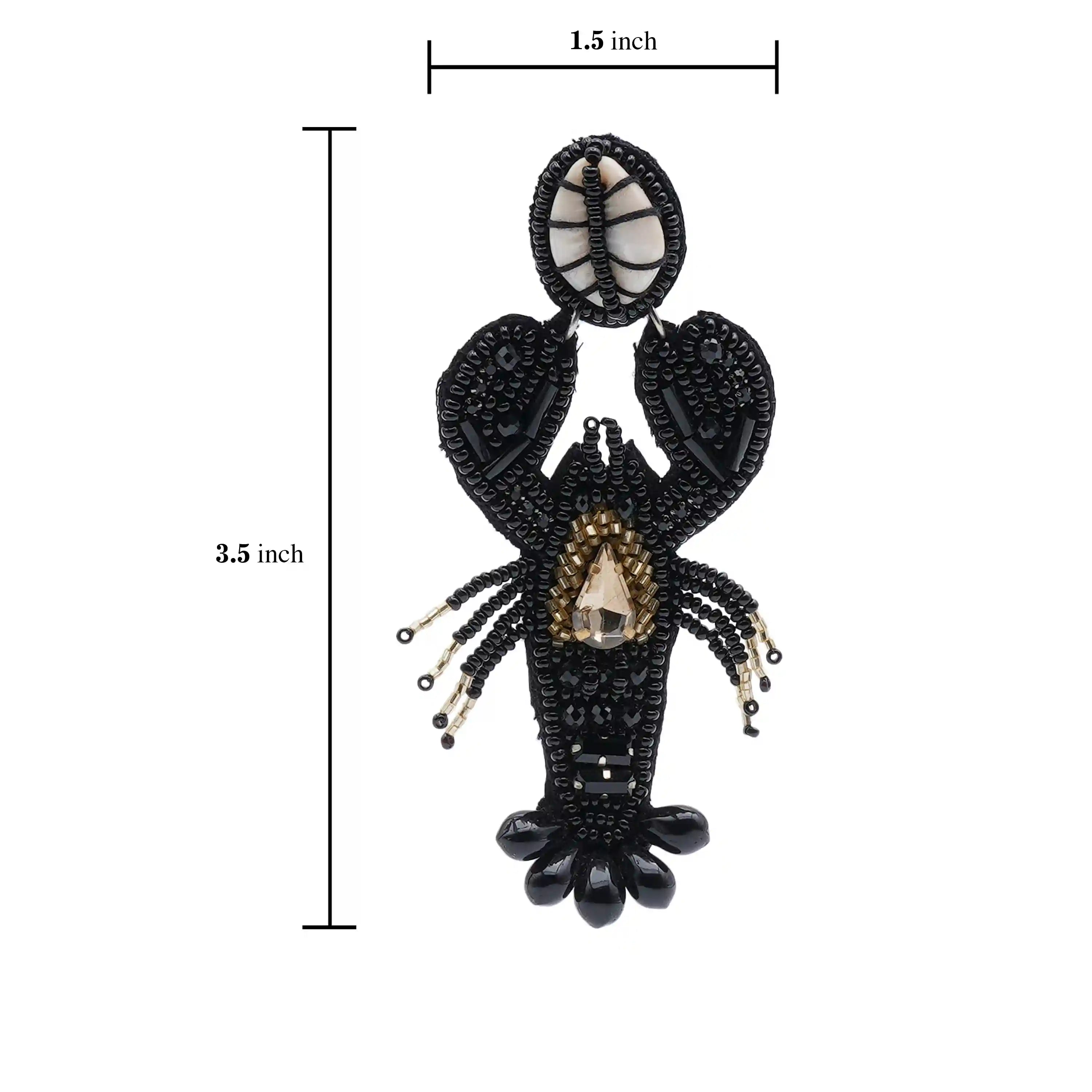 Claw Game Lobster Long Pendant Necklace