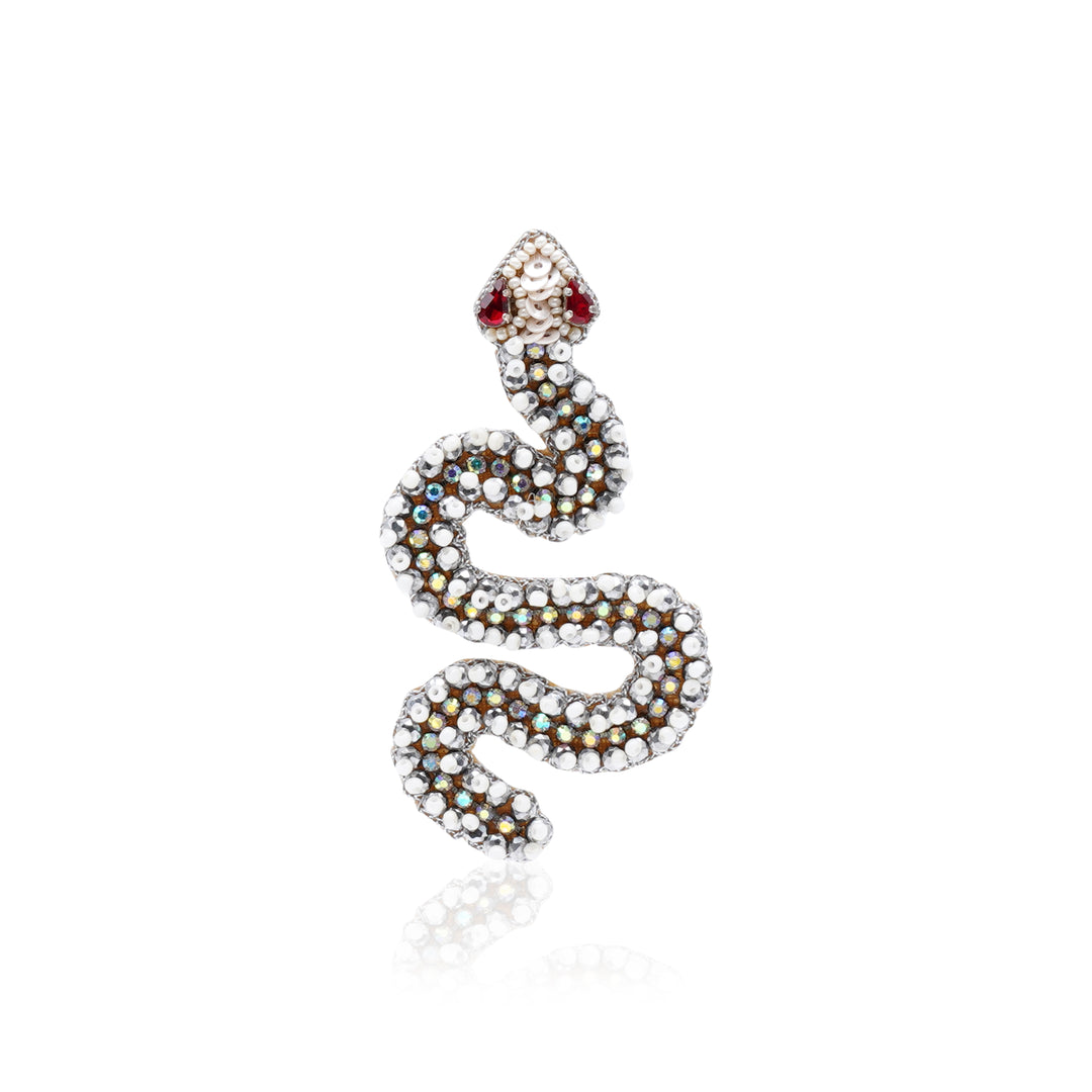 Ssslay Snake Brooch