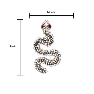 Ssslay Snake Brooch