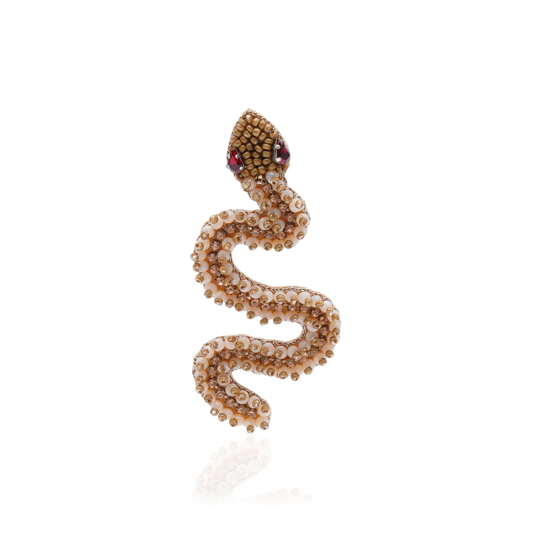 Ssslay Snake Brooch