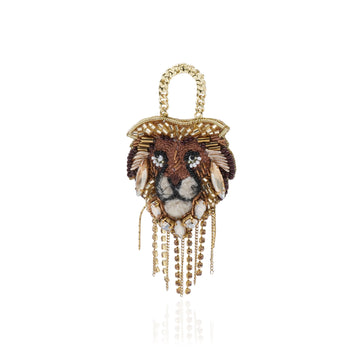 Majestic Lion Brooch