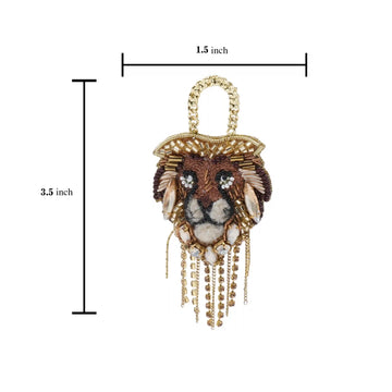 Majestic Lion Brooch