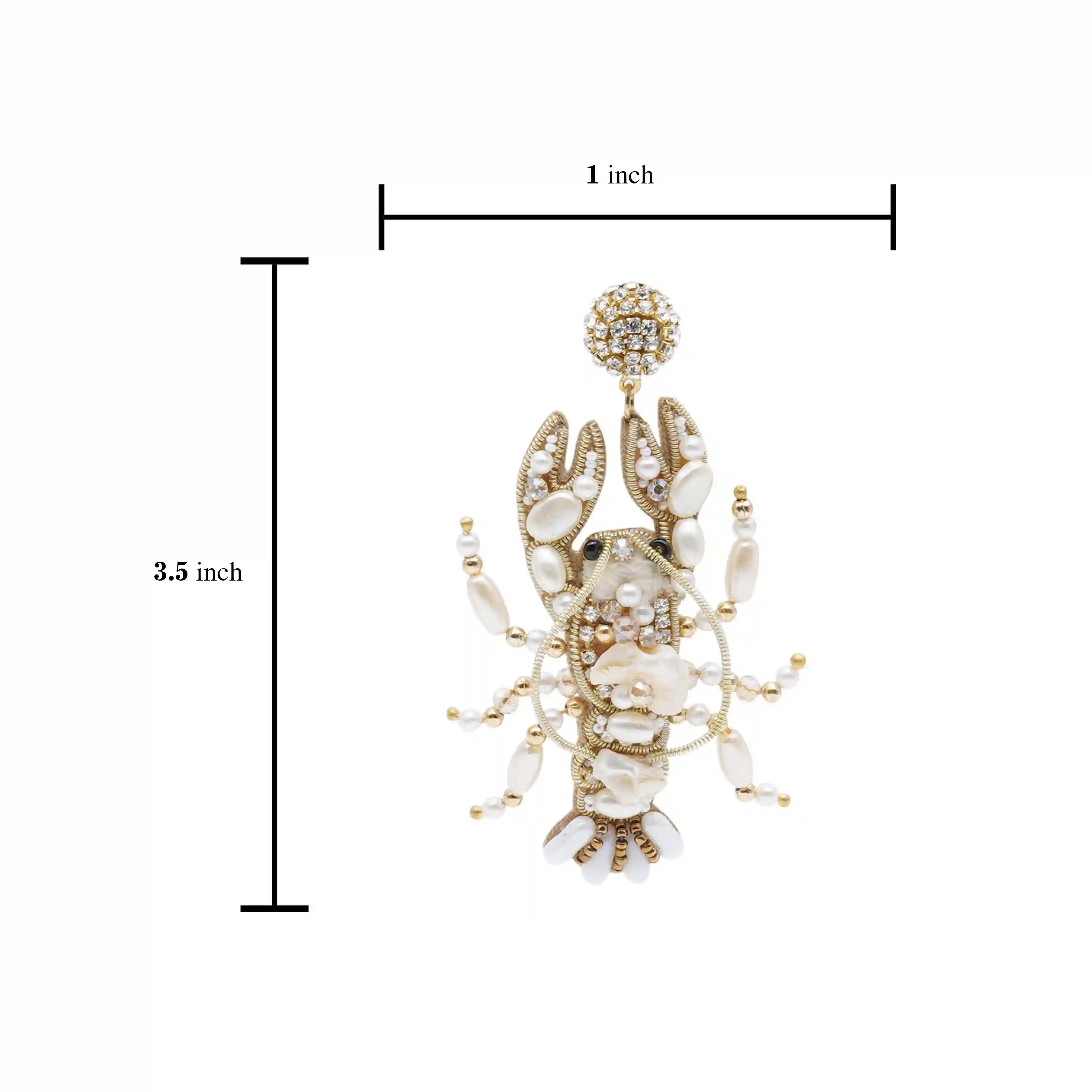 Claw Game Lobster Long Pendant Necklace