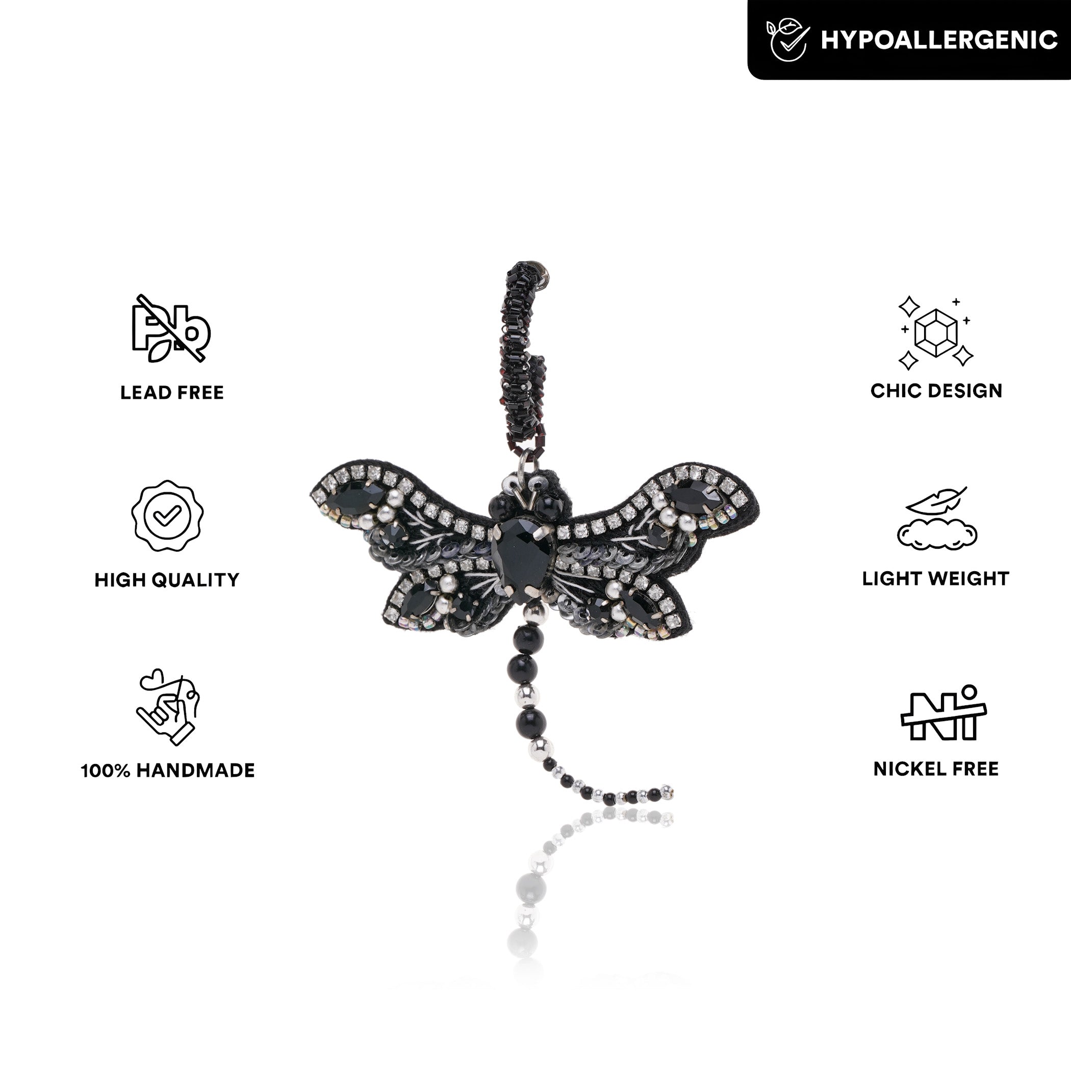 Wing It Dragon Fly Earring