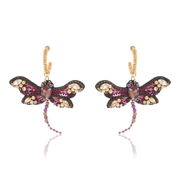 Wing It Dragon Fly Earring