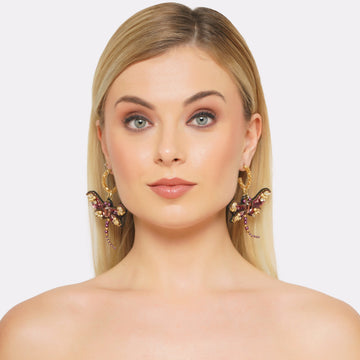 Wing It Dragon Fly Earring