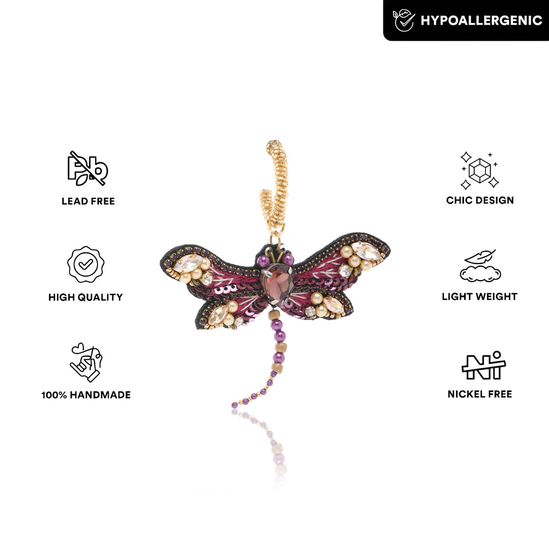Wing It Dragon Fly Earring