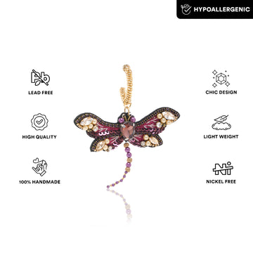 Wing It Dragon Fly Earring