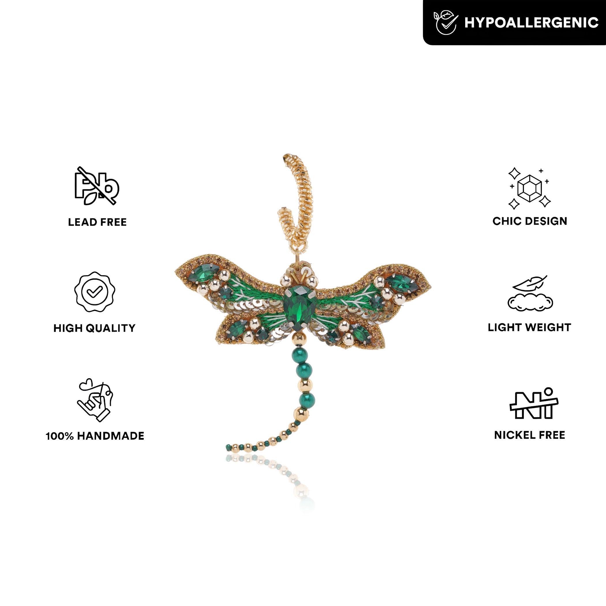 Wing It Dragon Fly Earring