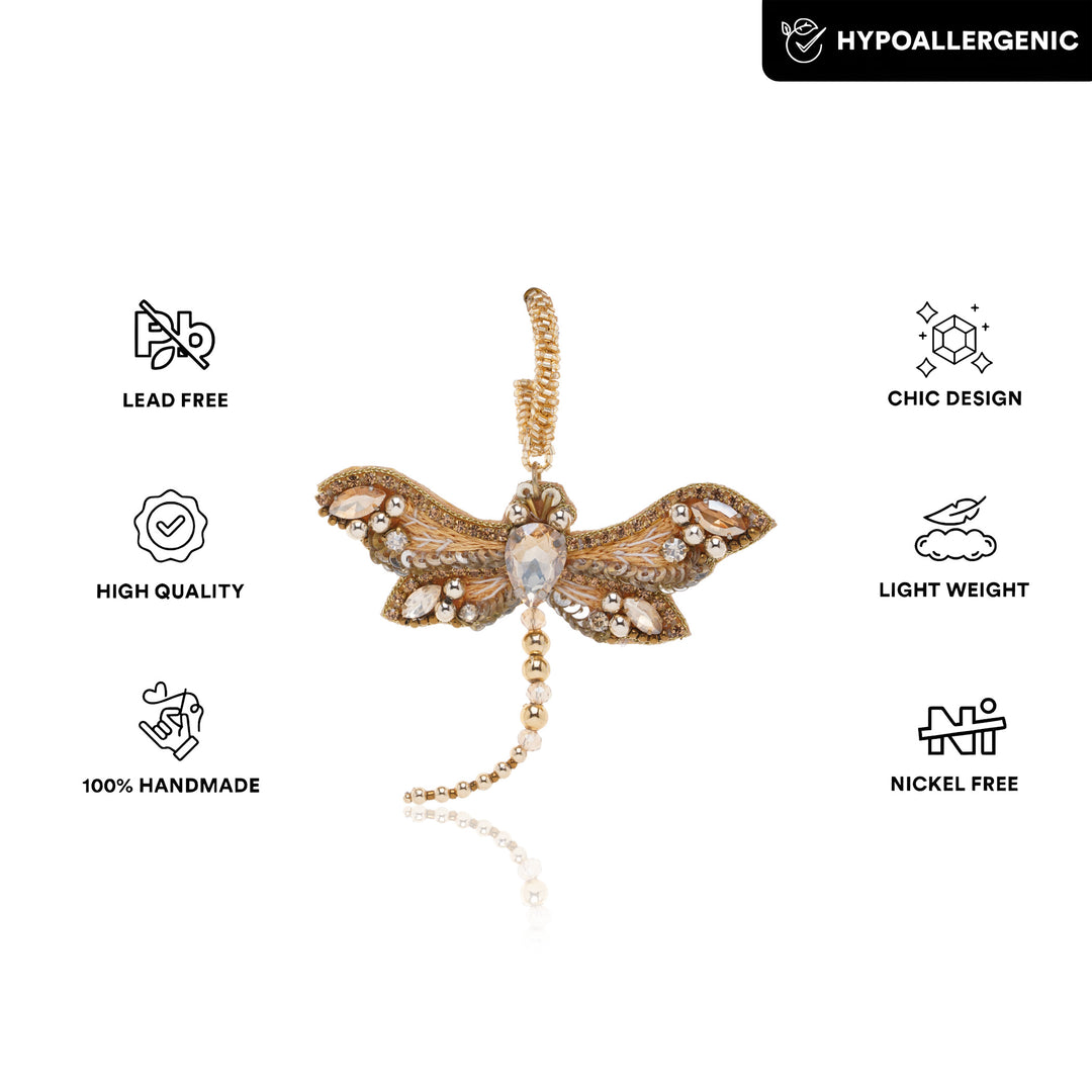 Wing It Dragon Fly Earring