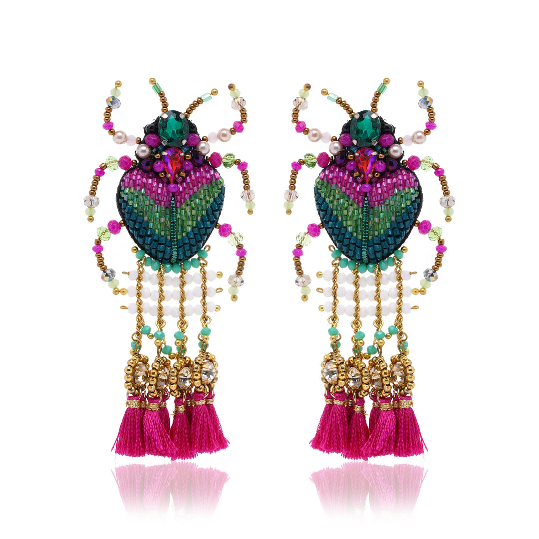 Spotty Moth Hop Earring