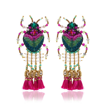 Spotty Moth Hop Earring
