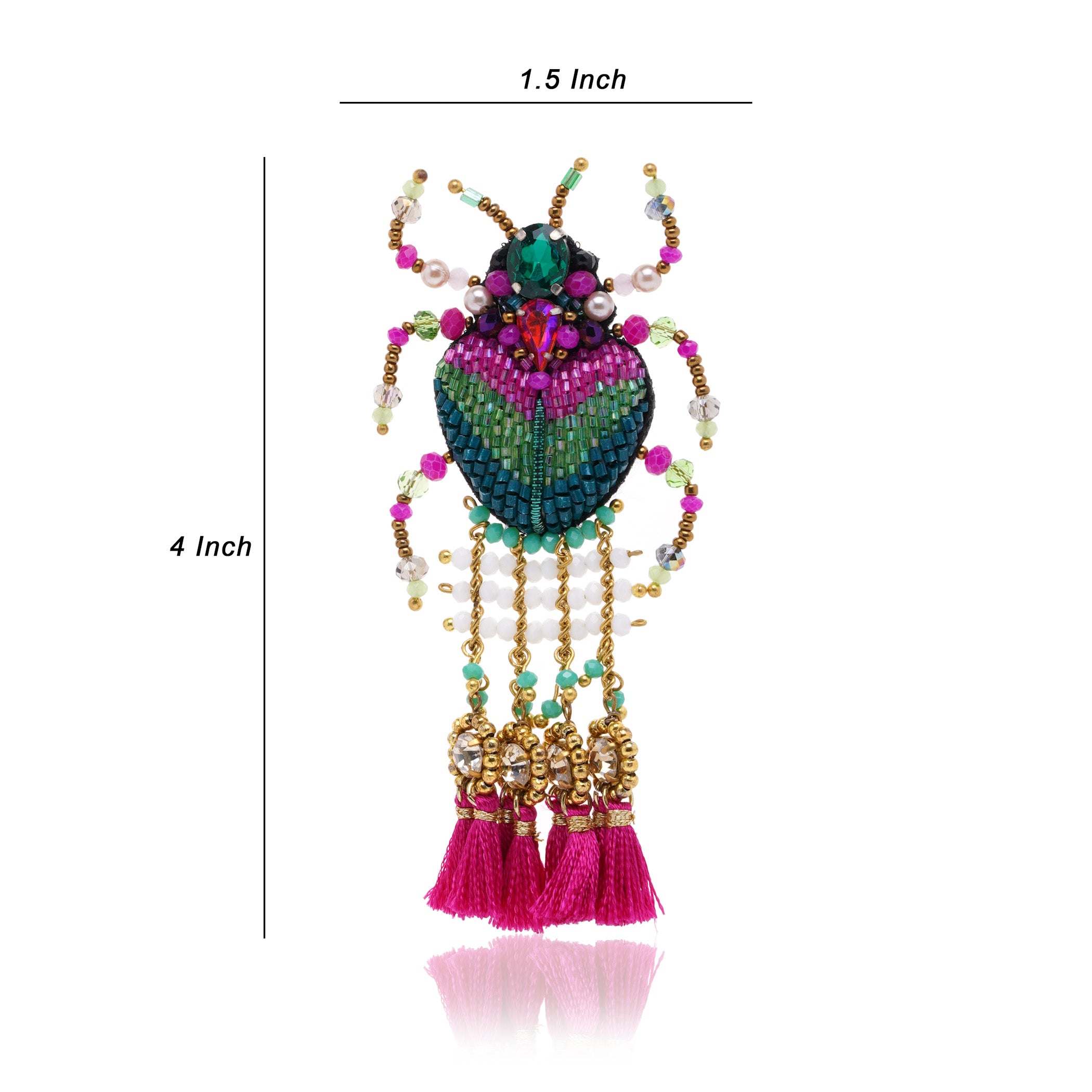 Spotty Moth Hop Earring