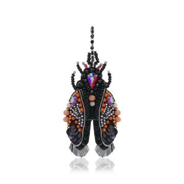 Leafy Flutter Moth Earring