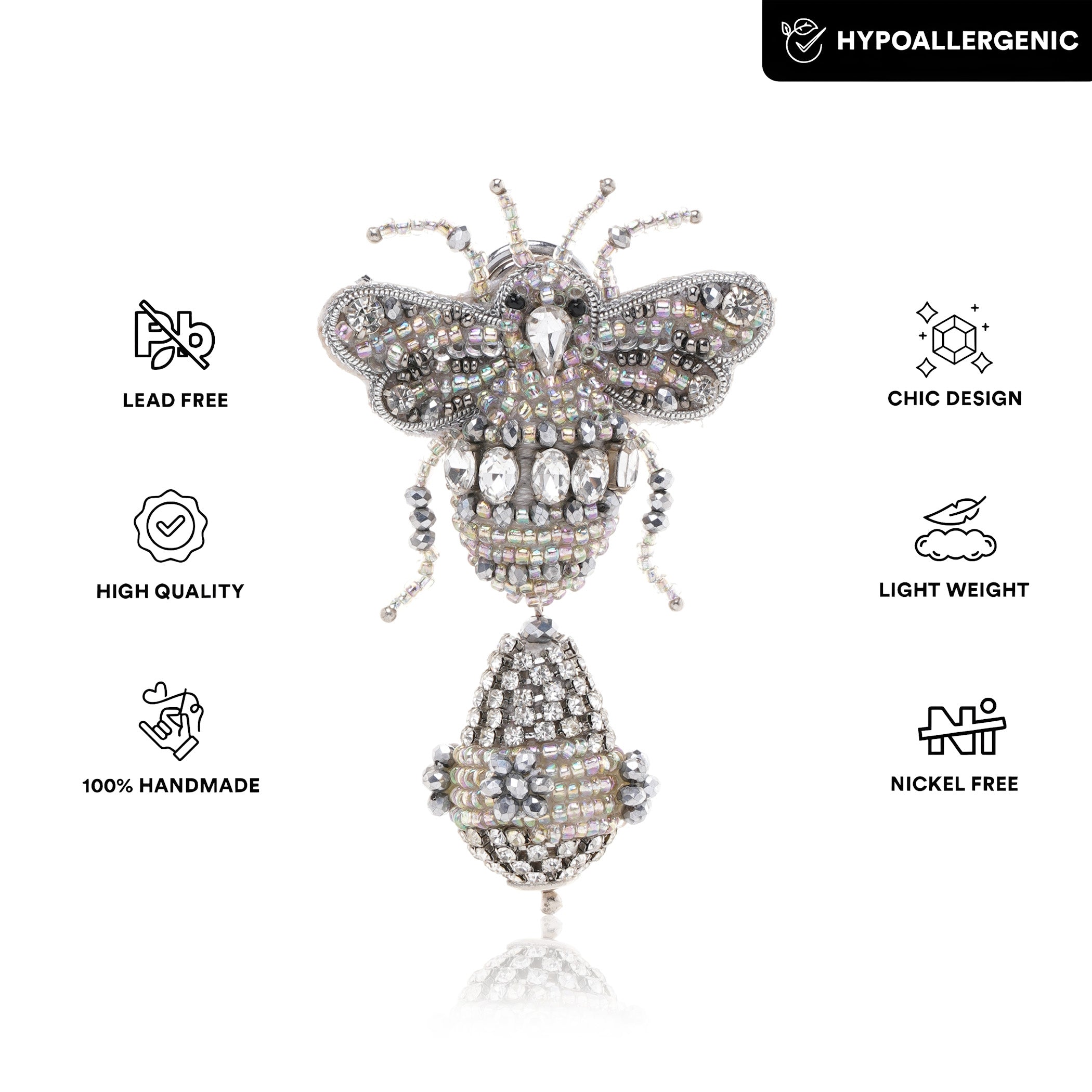 Buzzin’ Honey Bee Earring