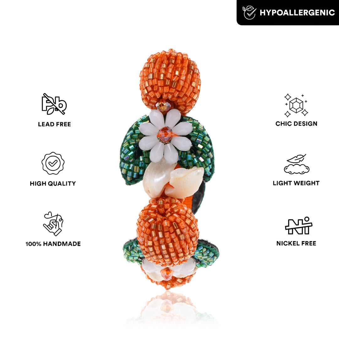 Orange Zest Earring