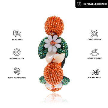 Orange Zest Earring