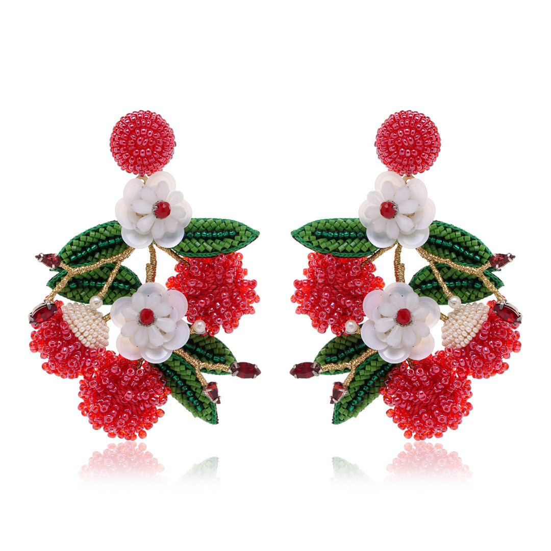 Tropical Rambutan Earring