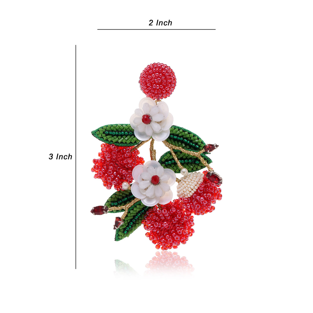 Tropical Rambutan Earring