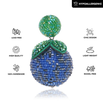 Wild Berry Blue Earring