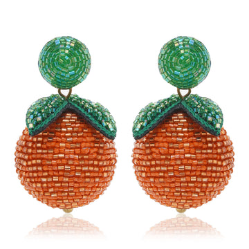 Tangerine Twist Earring