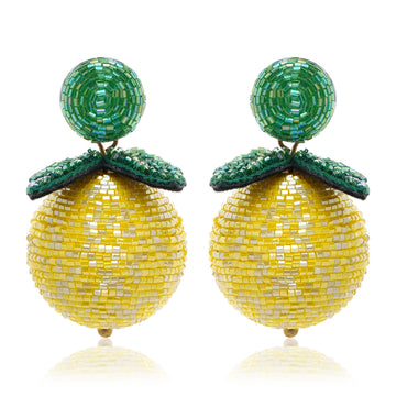 Zesty Lemon Drop Earring