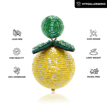 Zesty Lemon Drop Earring