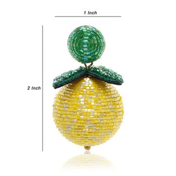 Zesty Lemon Drop Earring