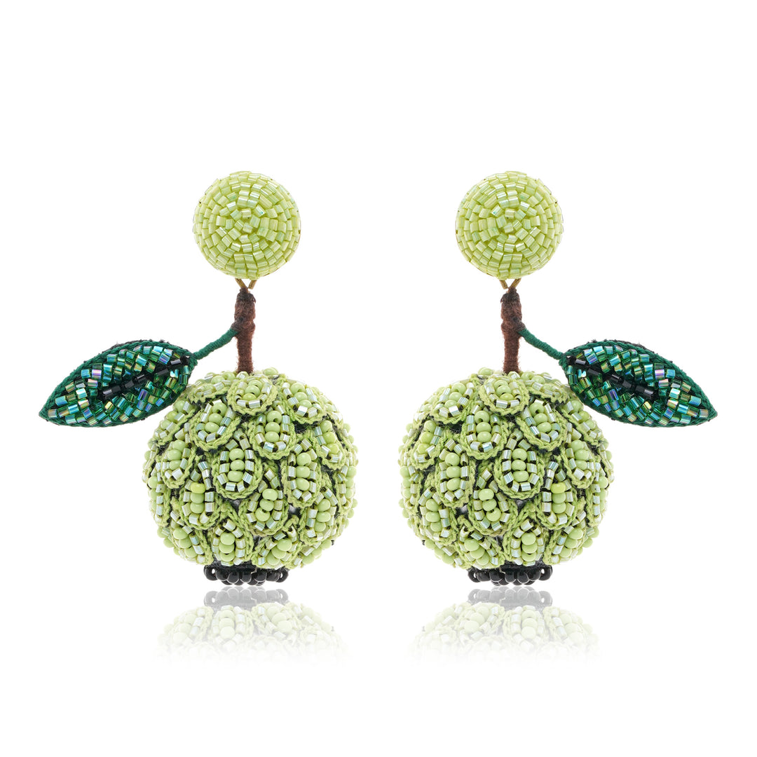 Creamy Custard Apple Earring