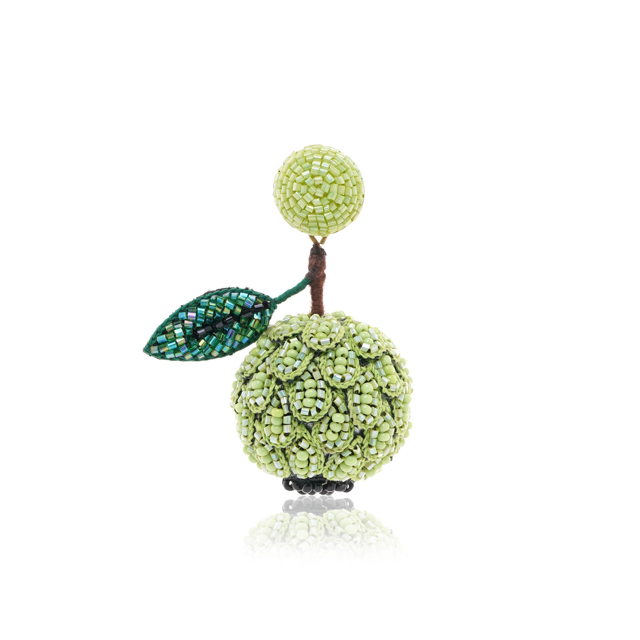 Creamy Custard Apple Earring