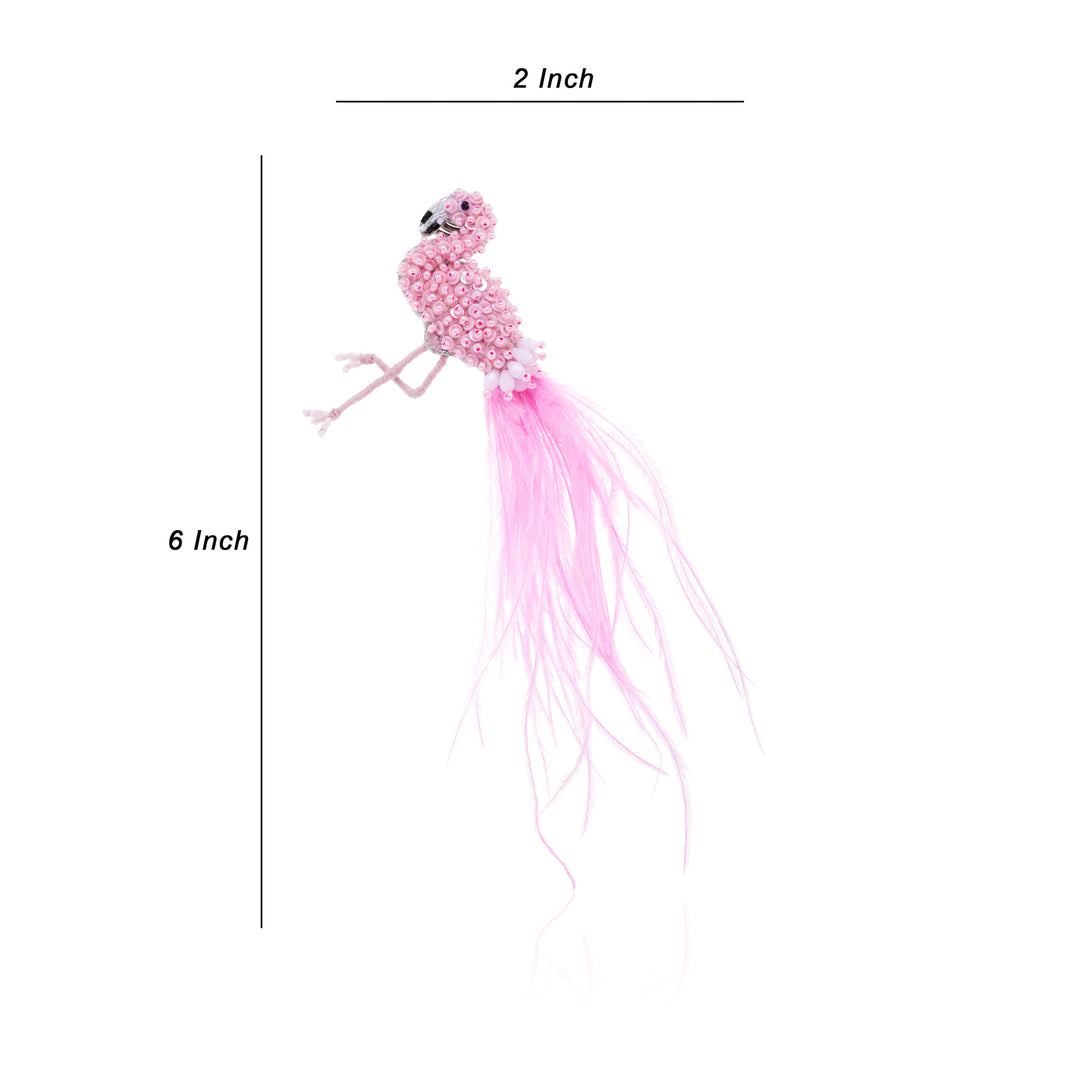 Fancy Feet Flamingo Earring