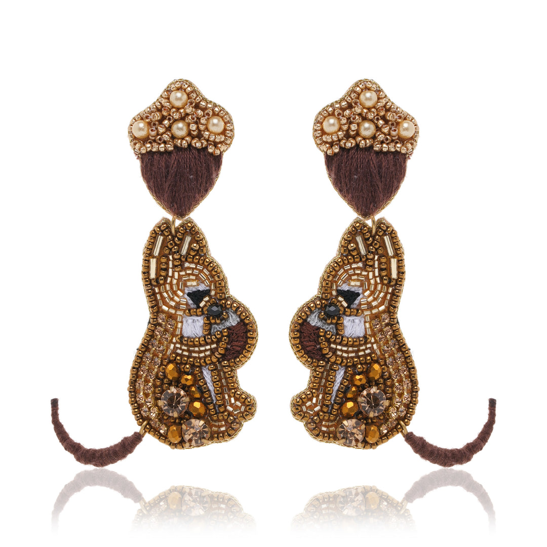 Nutty Squirrel Earring