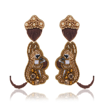 Nutty Squirrel Earring