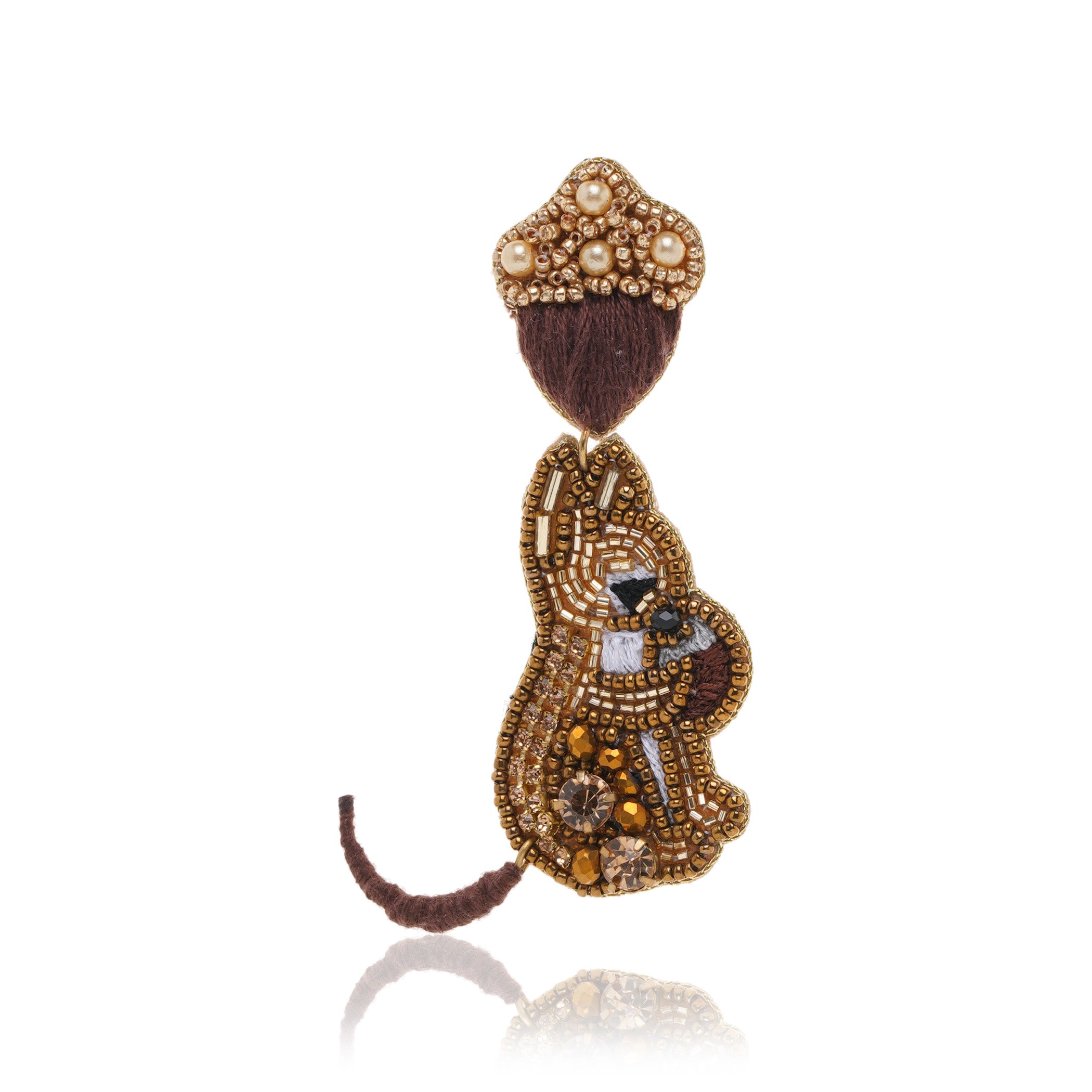 Nutty Squirrel Earring