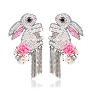 Hop to It Rabbit Earring