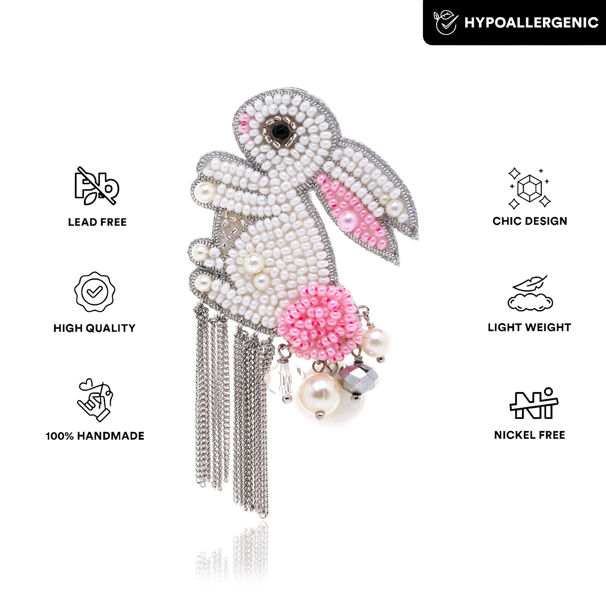 Hop to It Rabbit Earring